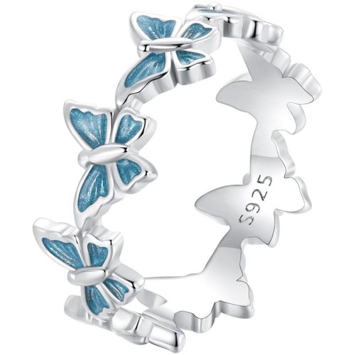 Przejdź do produktu  Srebrny Pierścionek - Motyl