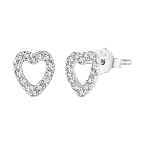 Przejdź do produktu Kolczyki Srebrne - Serce