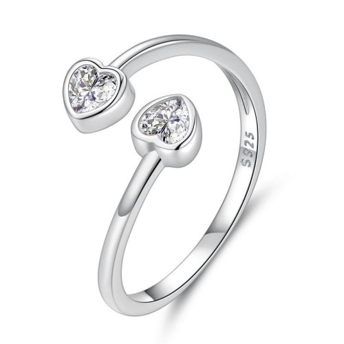 Przejdź do produktu  Srebrny Pierścionek - Serce