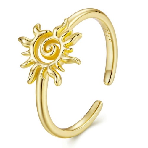 Przejdź do produktu  Srebrny Pierścionek - Słońce