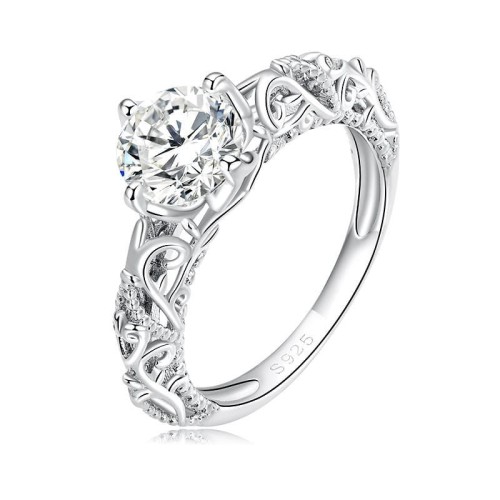 Przejdź do produktu  Srebrny Pierścionek - Klasyczny Ażurowy