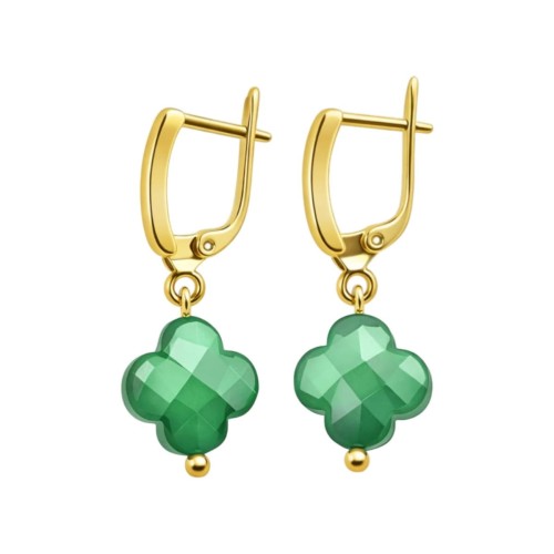 Przejdź do produktu Kolczyki Srebrne - Koniczyna 