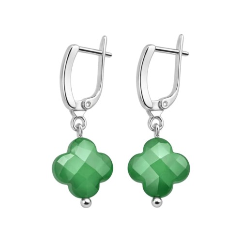 Przejdź do produktu Kolczyki Srebrne - Koniczyna 