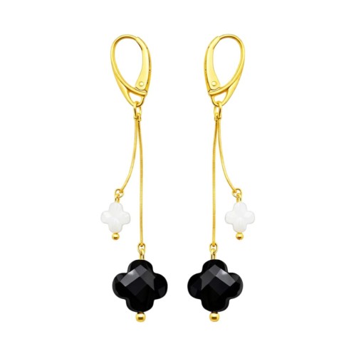 Przejdź do produktu Kolczyki Srebrne - Koniczyna 