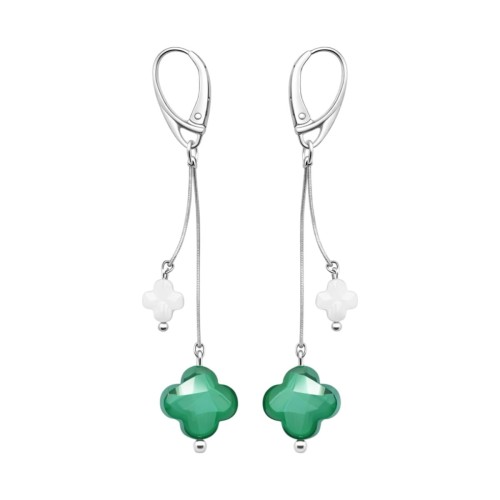 Przejdź do produktu Kolczyki Srebrne - Koniczyna