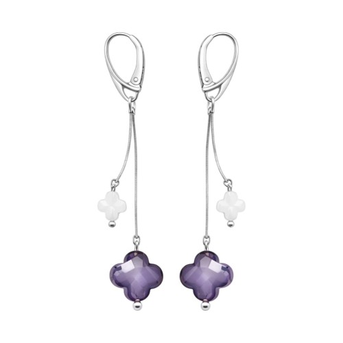 Przejdź do produktu Kolczyki Srebrne - Koniczyna 