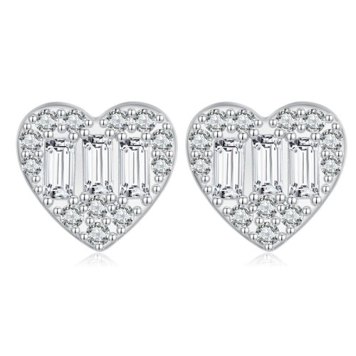 Przejdź do produktu Kolczyki Srebrne - Serce