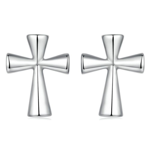 Przejdź do produktu Kolczyki Srebrne - Krzyżyk