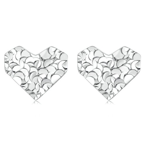 Przejdź do produktu Kolczyki Srebrne - Serce