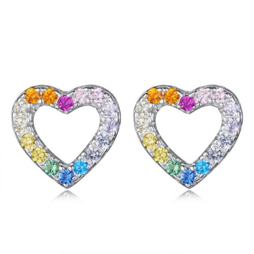 Przejdź do produktu Kolczyki Srebrne - Serce