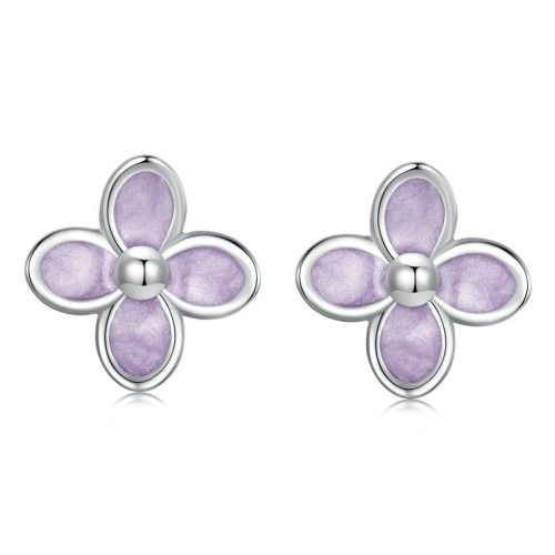 Przejdź do produktu Kolczyki Srebrne - Kwiatek