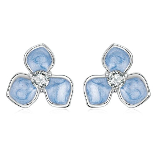 Przejdź do produktu Kolczyki Srebrne - Kwiatek