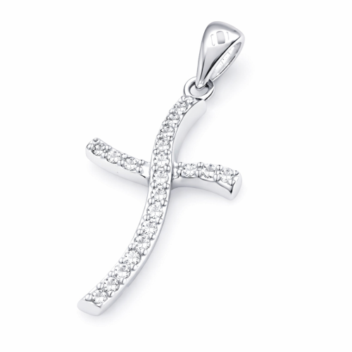 Przejdź do produktu Zawieszka Srebrna - Krzyżyk 