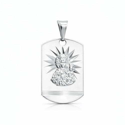 Przejdź do produktu Medalik Srebrny - Matka Boska Częstochowska 