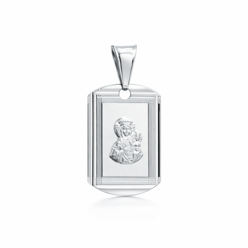 Przejdź do produktu Medalik Srebrny - Matka Boska Częstochowska