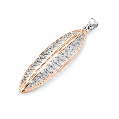 Przejdź do produktu Zawieszka Srebrna - Liść  