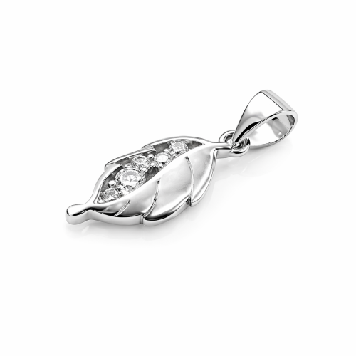 Przejdź do produktu Zawieszka Srebrna - Liść 