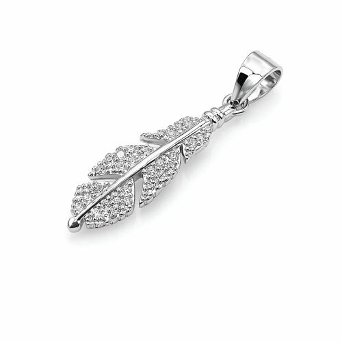 Przejdź do produktu Zawieszka Srebrna - Liść 