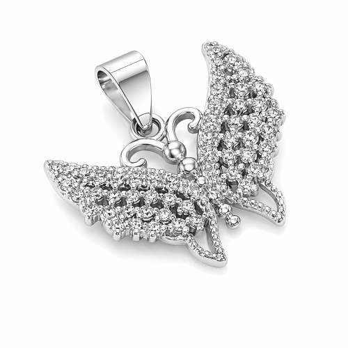 Przejdź do produktu Zawieszka Srebrna - Motyl