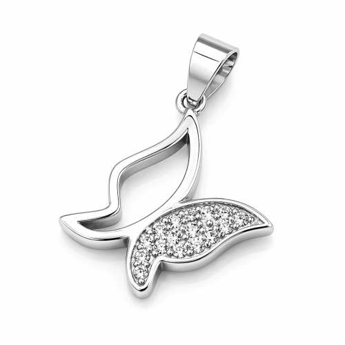 Przejdź do produktu Zawieszka Srebrna - Motyl