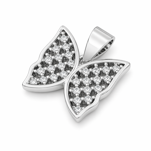 Przejdź do produktu Zawieszka Srebrna - Motyl