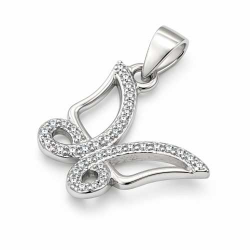 Przejdź do produktu Zawieszka Srebrna - Motyl