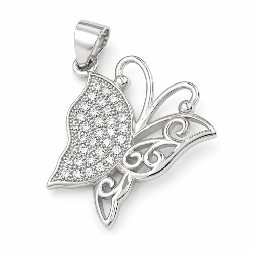 Przejdź do produktu Zawieszka Srebrna - Motyl  