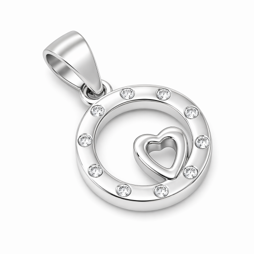 Przejdź do produktu Zawieszka Srebrna - Serce  