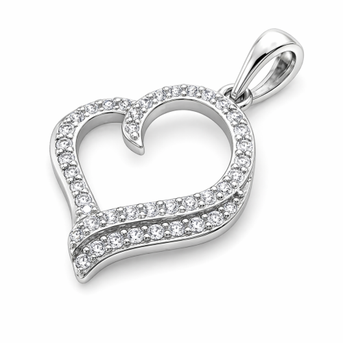 Przejdź do produktu Zawieszka Srebrna - Serce 