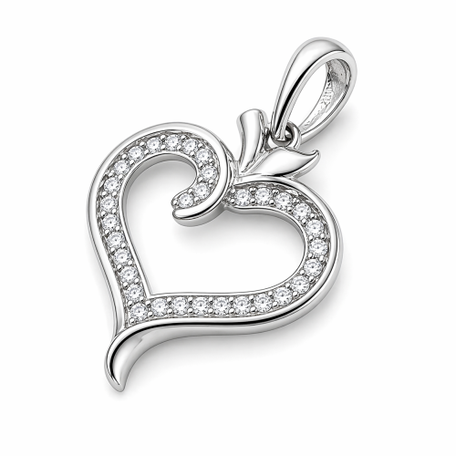 Przejdź do produktu Zawieszka Srebrna - Serce