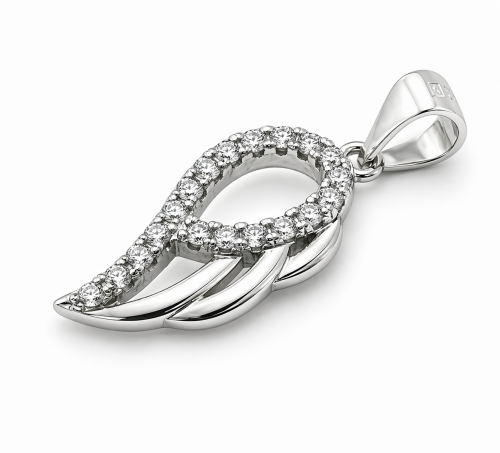 Przejdź do produktu Zawieszka Srebrna - Skrzydło 