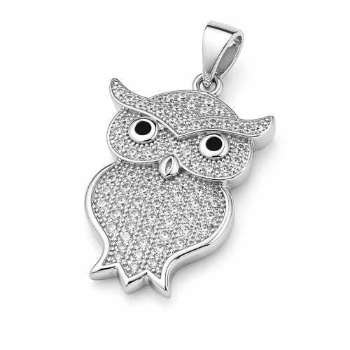 Przejdź do produktu Zawieszka Srebrna - Sowa 