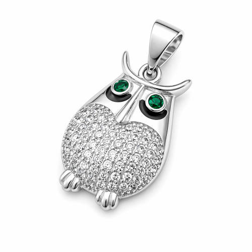 Przejdź do produktu Zawieszka Srebrna - Sowa 