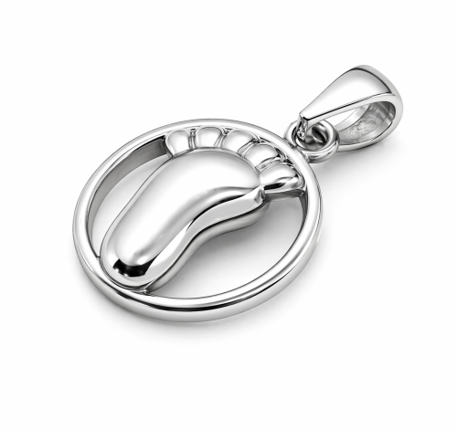 Przejdź do produktu Zawieszka Srebrna - Stópki