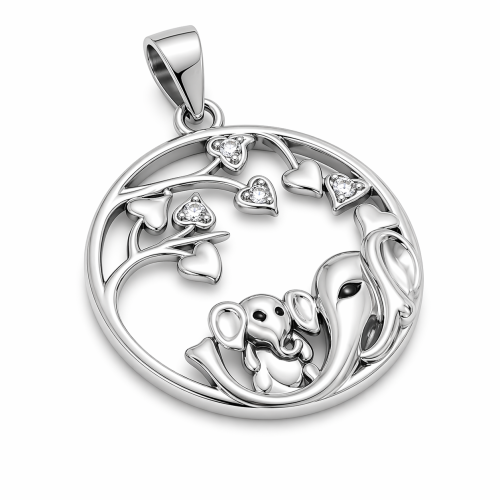 Przejdź do produktu Zawieszka Srebrna -SŁOŃ  