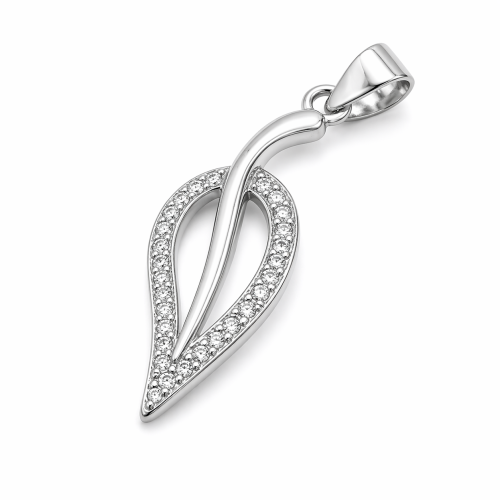 Przejdź do produktu Zawieszka Srebrna - Liść 