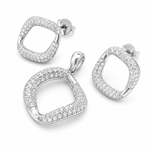 Przejdź do produktu Komplet Srebrny - Kółko