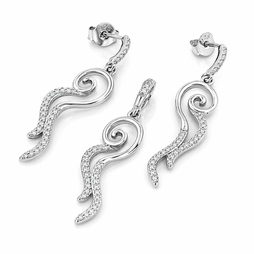 Przejdź do produktu Komplet Srebrny - Wieczorowy  