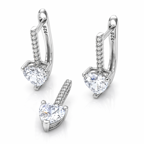 Przejdź do produktu Komplet Srebrny - Wieczorowy  