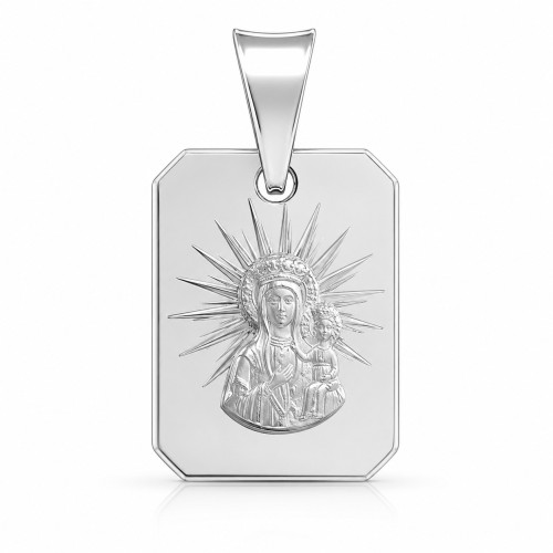 Przejdź do produktu Medalik Srebrny - Matka Boska Częstochowska 