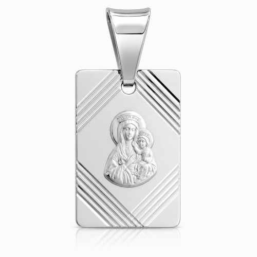 Przejdź do produktu Medalik Srebrny - Matka Boska Częstochowska