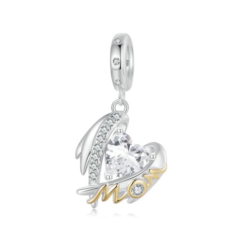 Przejdź do produktu Charms do Bransoletki Modułowej - Serce Mama 