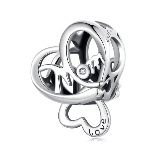 Przejdź do produktu Charms do Bransoletki Modułowej - Serce Mama 