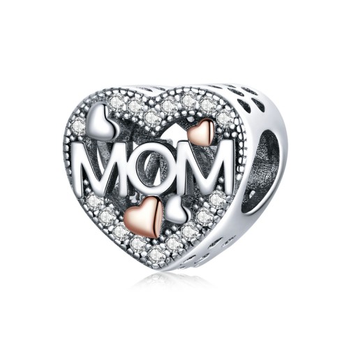 Przejdź do produktu Charms do Bransoletki Modułowej - Serce Mama 