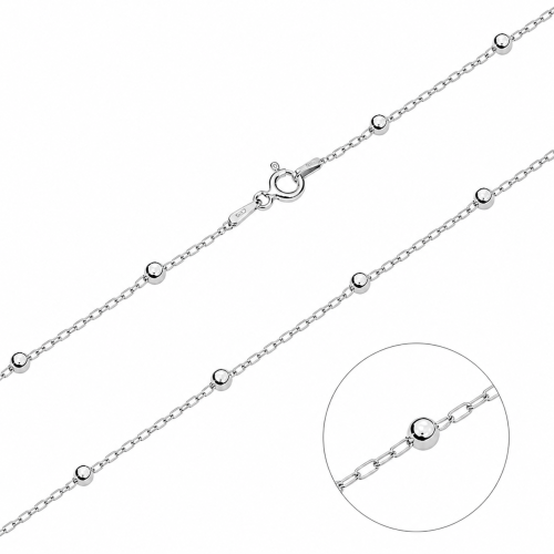 Przejdź do produktu Łańcuch Ankier z Kulką - 1,4 mm - Kulka 3 mm