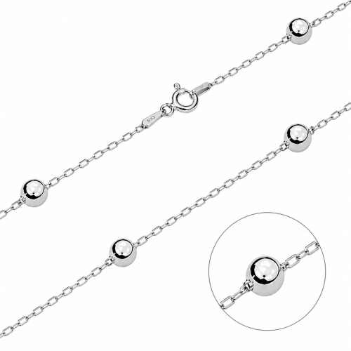 Przejdź do produktu Łańcuch Ankier z Kulką - 1,58 mm - Kulka 5 mm
