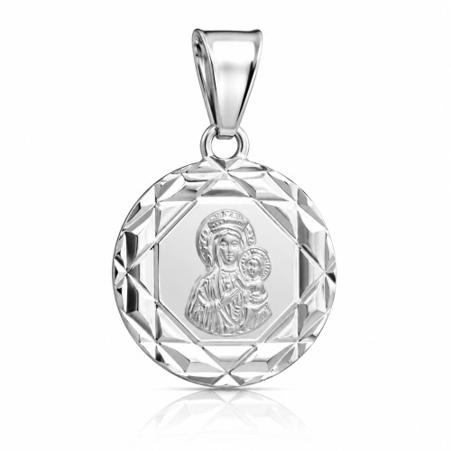 Przejdź do produktu Medalik Srebrny - Matka Boska Częstochowska 