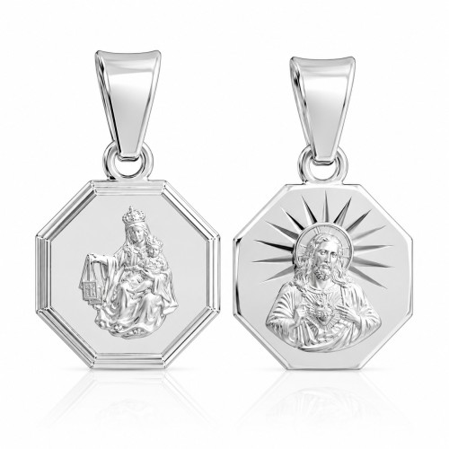 Przejdź do produktu Medalik Srebrny - Matka Boska Szkaplerzna