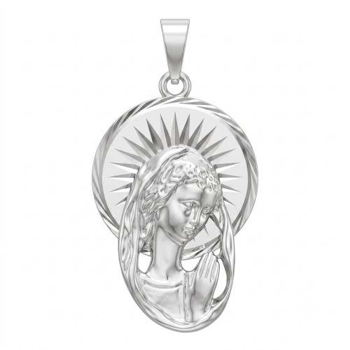 Przejdź do produktu Medalik Srebrny - Madonna