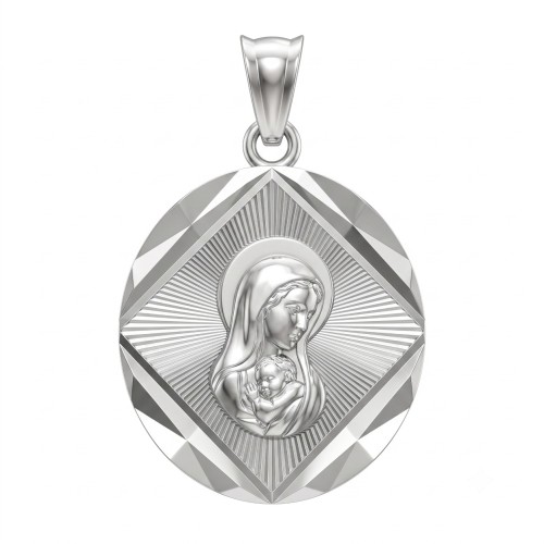 Przejdź do produktu Medalik Srebrny - Madonna